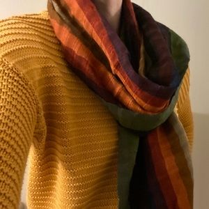 Vintage silk thread scarf